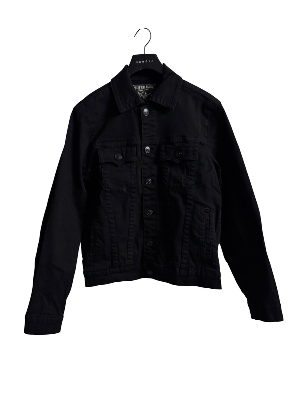 True Religion Black Denim Jacket